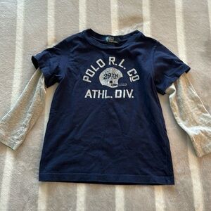 Cotton polo RL long sleeve shirt